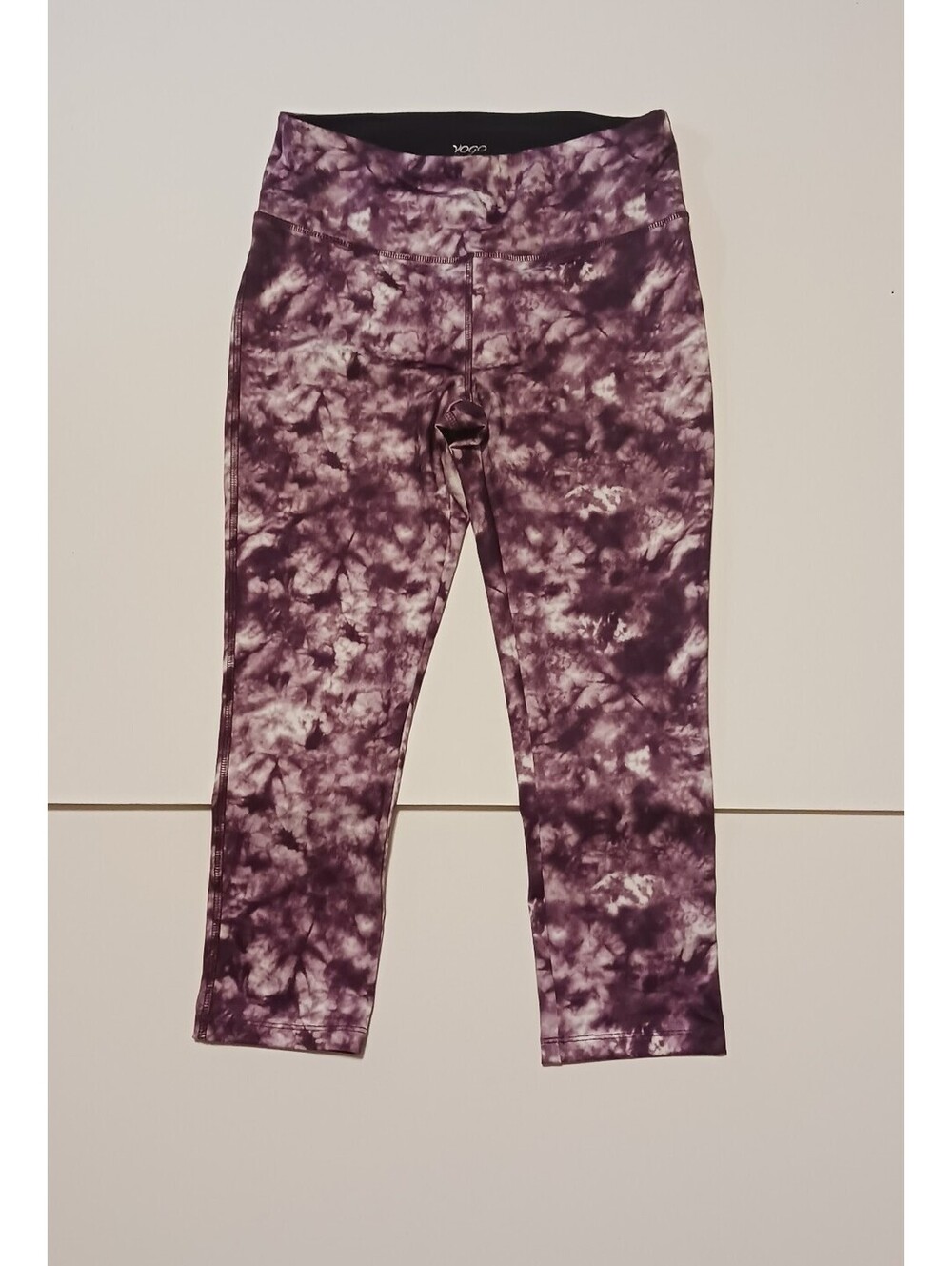 Vogo women's  Purple and white Athletic  Leggings  Pants  Size  Medium